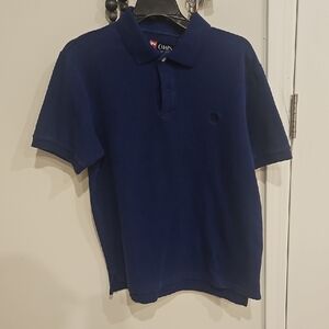 Chaps Men's Blue Polo Shirt, Size Medium